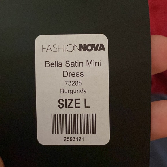 Fashion Nova Bella Satin mini dress - Picture 8 of 8